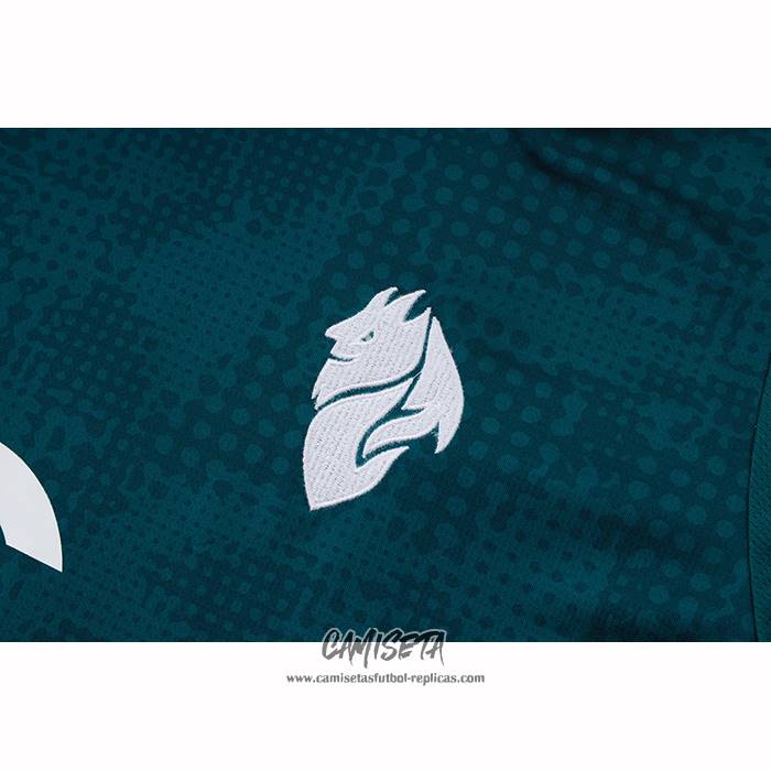 Chandal del AC Milan 2025-2026 Manga Corta Verde - Pantalon Corto